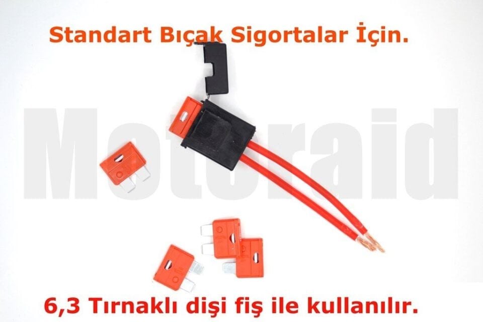 Standart Bıçak Sigorta Yuvası Kablosuz Terminalsiz Boş Plastik Soket İç Mekan