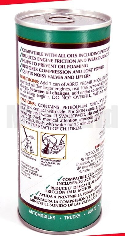 Premium Motor Yağı Katkısı USA Abro OT-511