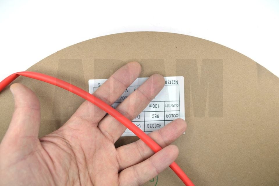 100 Metre 6,4mm Kırmızı Isı İle Daralan Makaron Isıyla MT-M6.4K