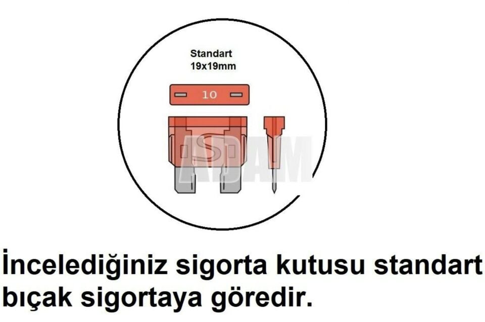 Bıçak Sigorta Yuvası Kutusu Sızdırmaz 3mm²X 30Cm Kablolu Kapaklı