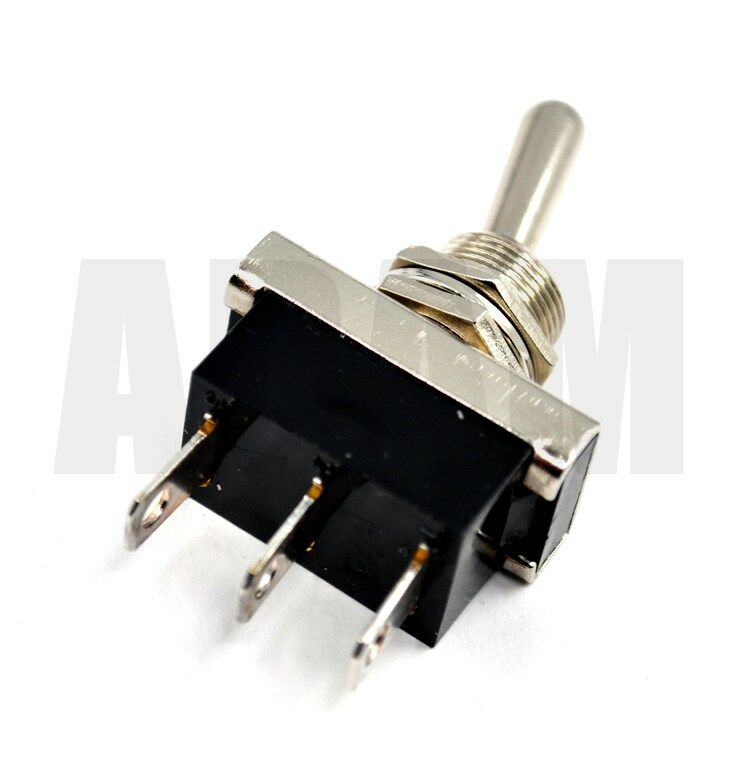 Toggle Switch 1-2 Metal Anahtar 3 Fişli 25A MT-ANS07