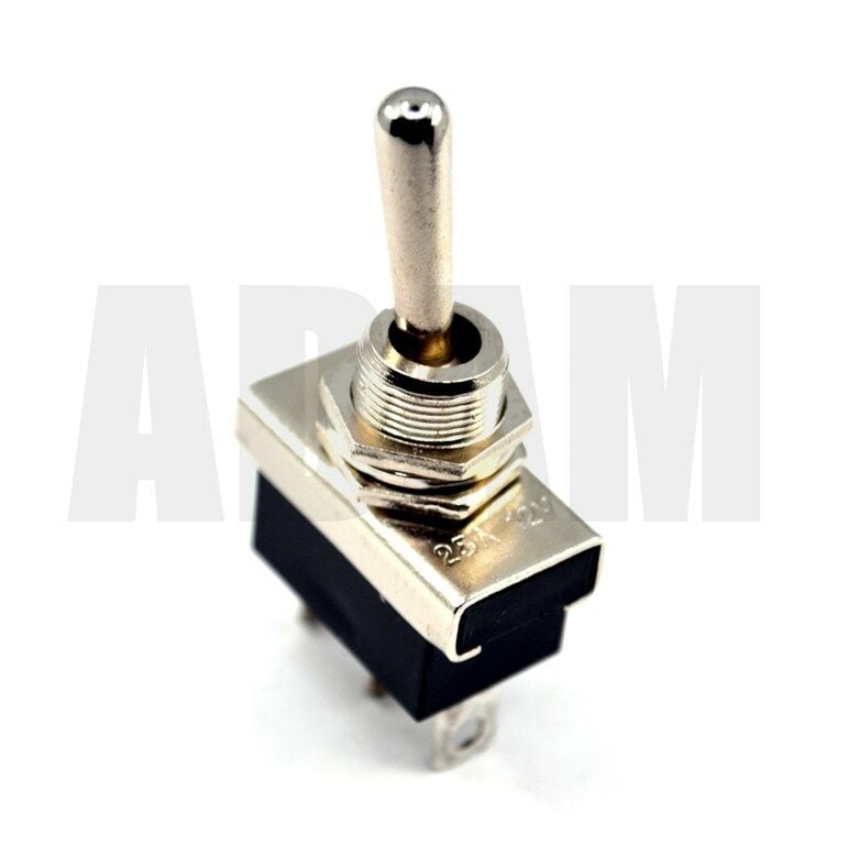 Toggle Switch 1-2 Metal Anahtar 3 Fişli 25A MT-ANS07