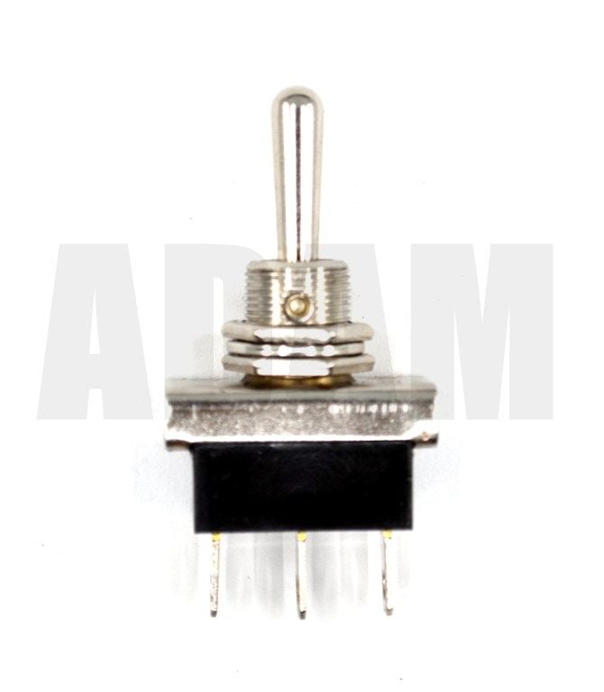 Toggle Switch 1-0-2 Yaylı Metal Anahtar 3 Fişli 25A MT-ANY25