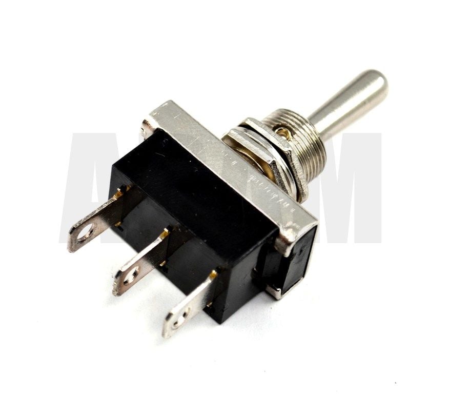 Toggle Switch 1-0-2 Yaylı Metal Anahtar 3 Fişli 25A MT-ANY25