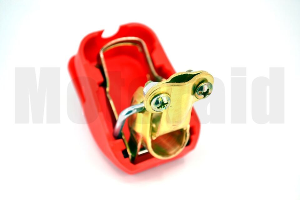 Kutup Başı Takımı Kırmızı Mavi Muhafazalı Kolay Takılıp Çıkartılabilen Demir Üzeri Kaplama