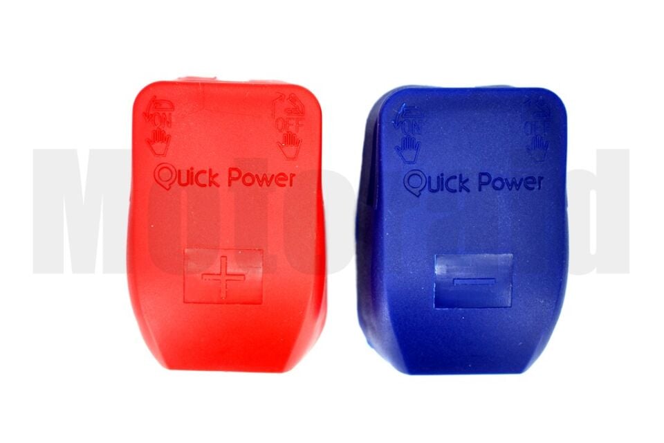 Kutup Başı Takımı Kırmızı Mavi Muhafazalı Kolay Takılıp Çıkartılabilen Demir Üzeri Kaplama