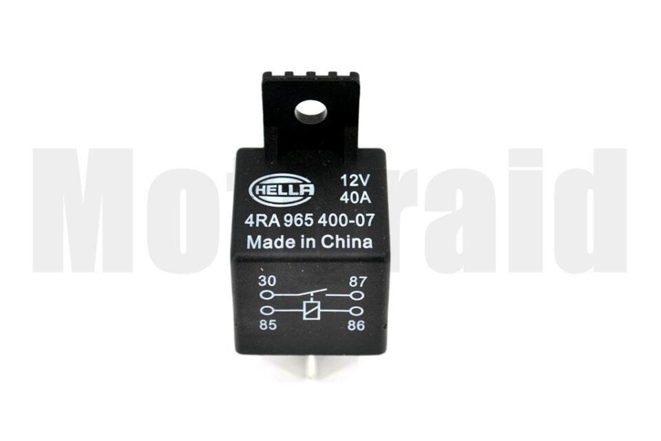 12V 40A Mini Röle 4 Fişli Hella 4RA 965 400-071 HELLA 4RA965400071 (30 ve 86 Numaraların Yerleri Farklıdır)
