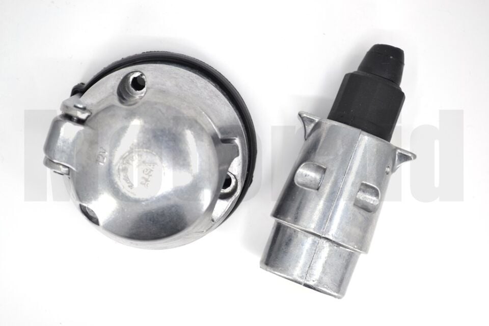 Metal 7 Li Dişi Erkek Takım Römork Fişi Prinç Terminalli