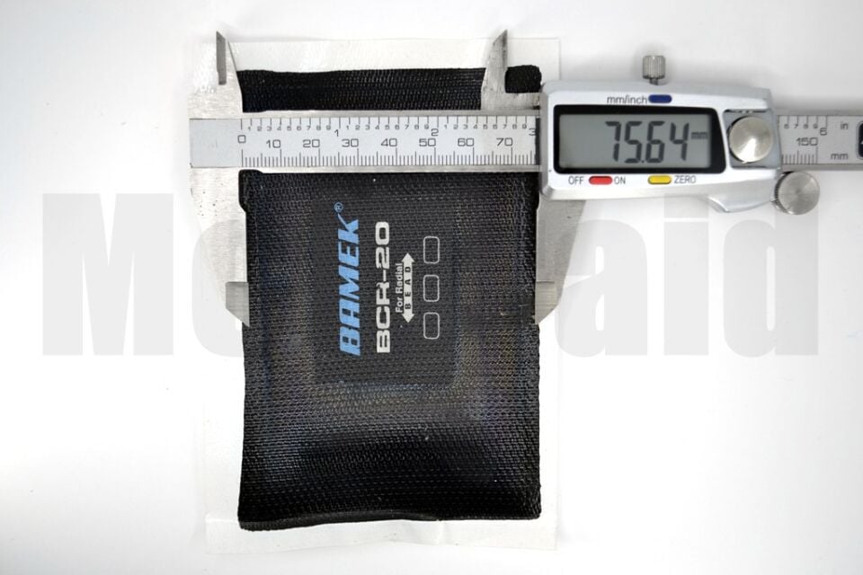 10 Adet Büyük Dikdörtgen Soğuk Lastik Yanak Yaması 12X7,5cm