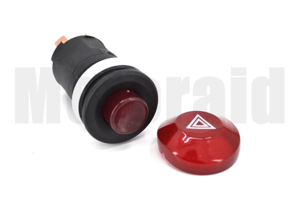 Dörtlü Flaşör Anahtarı Kırmızı Işıklı 8 Fişli New Holland Fiat 55-46 Traktör