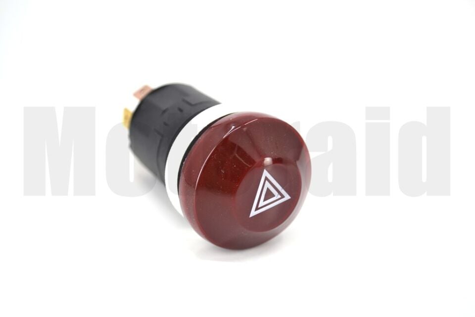 Dörtlü Flaşör Anahtarı Kırmızı Işıklı 8 Fişli New Holland Fiat 55-46 Traktör