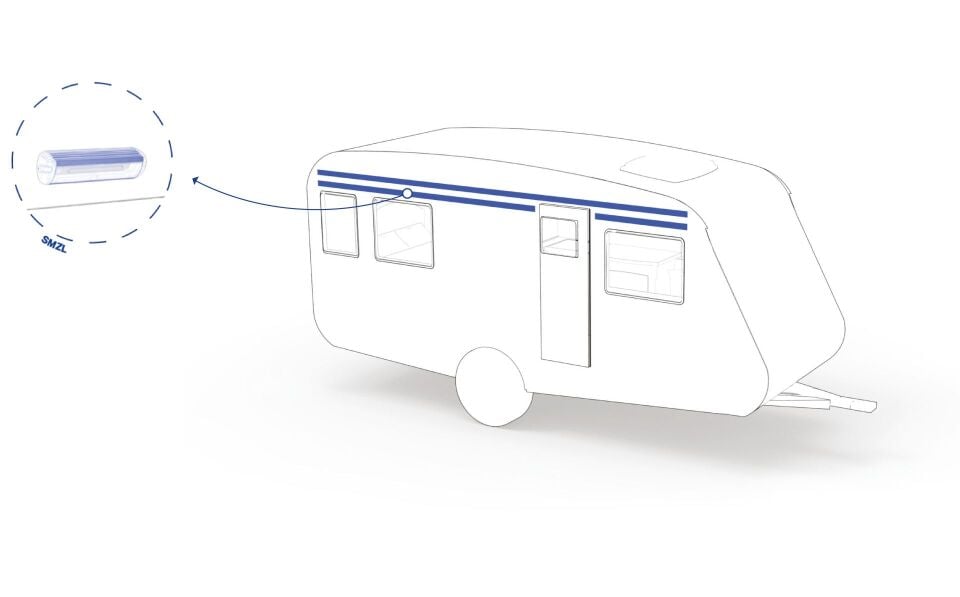 12V-24V DC 24 Power LED Lamba Su Geçirmez 1100lm Beyaz Işık Beyaz Gövde Aluminyum Soğutuculu