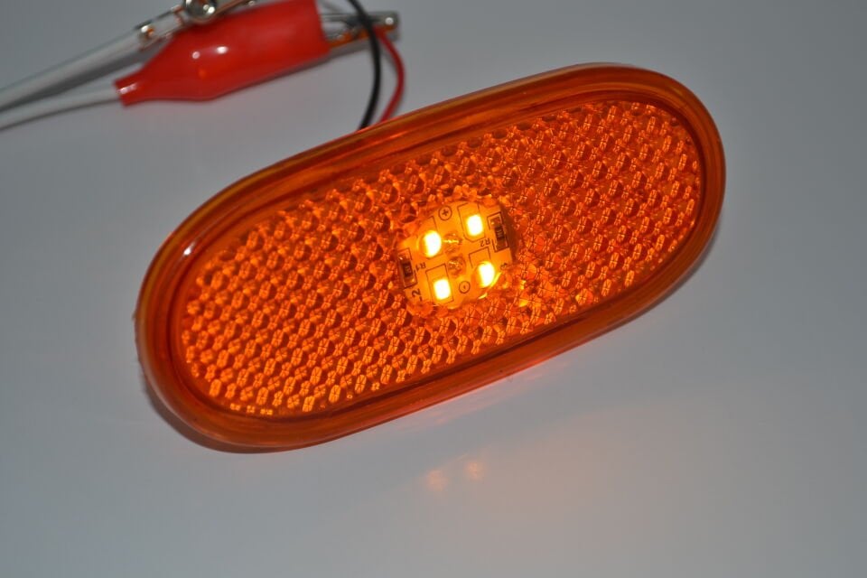 Sprinter Turuncu Yan Side Marker Lamba Ledli 12V