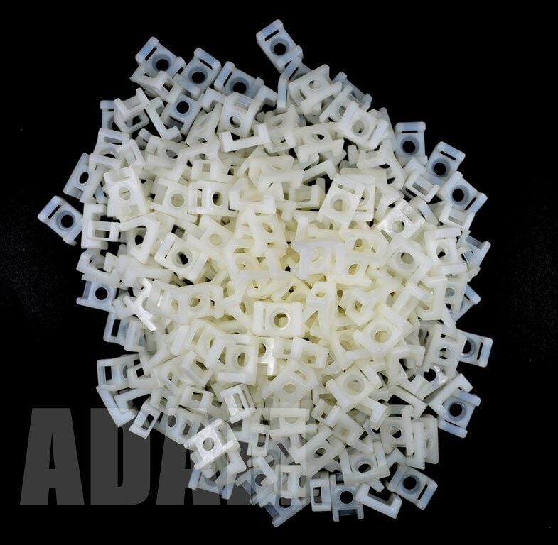 250 Adet Vidalı Kroşe M6 Delik Kablo Bağı Genişliği 9mm'e Kadar MT-VK2