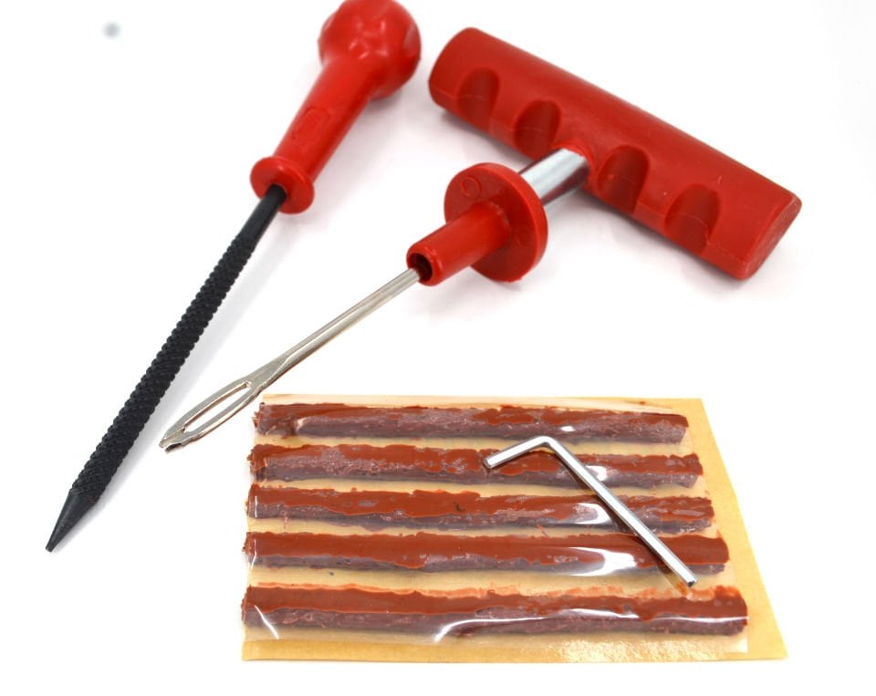 Oto Lastik Tamir Aleti Fitil Atma Seti Alyanlı Plastik Sap