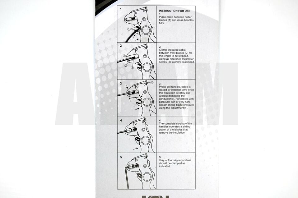 Kablo Kesme Soyma Pensesi 0,50mm-6,00mm MT-AL04