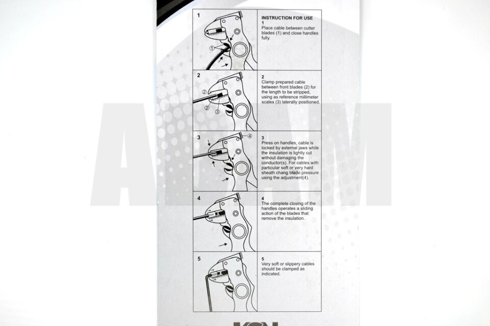 Kablo Kesme İzolasyon Soyma Sıyırma Pensesi 0,50mm-6,00mm