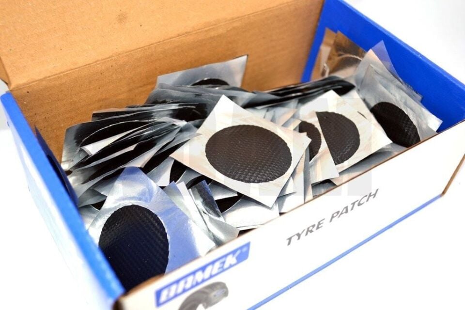 100 Adet Yuvarlak Soğuk Lastik Yaması 3Cm