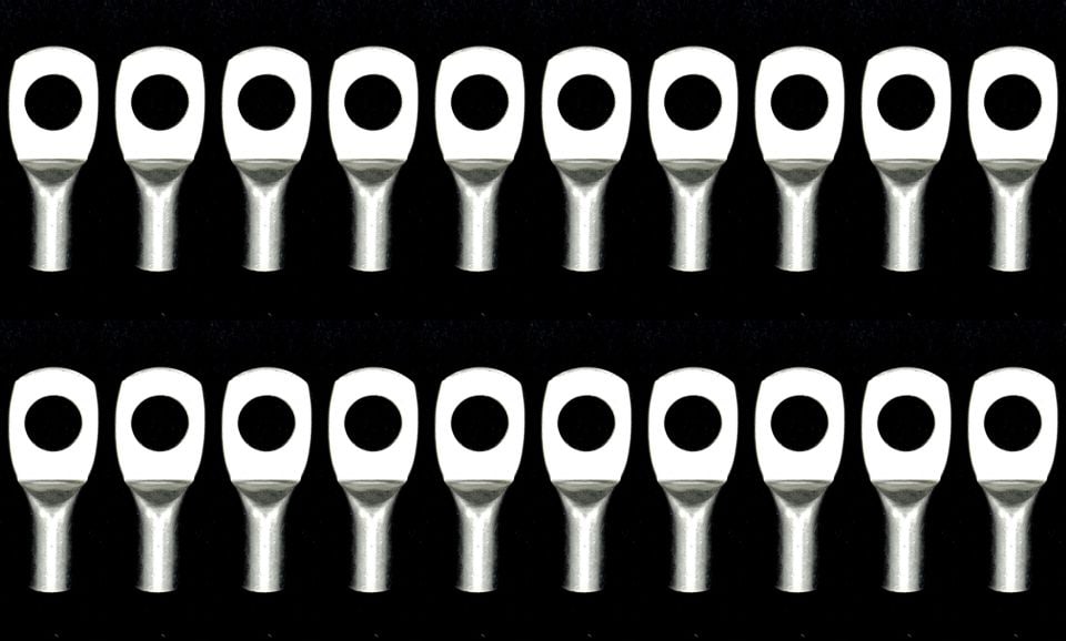 20 Adet Sıkmalı Kablo Pabucu Bakır 10mm M8 Kalaylı Skp TSKP-01008