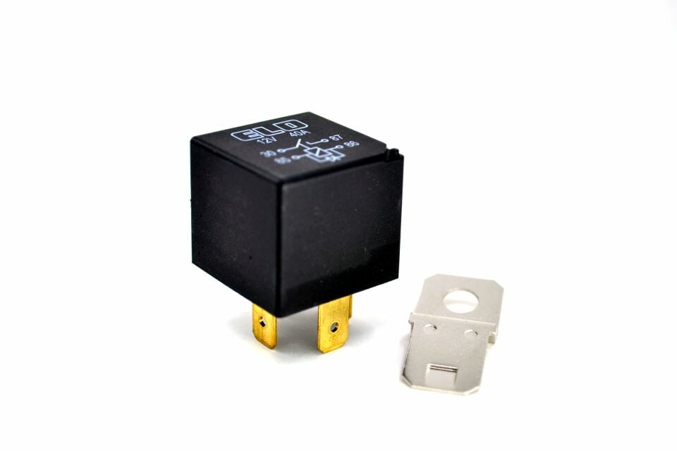 12V 40A Mini Röle 4 Fişli Diyotlu Röle ELO 710140113