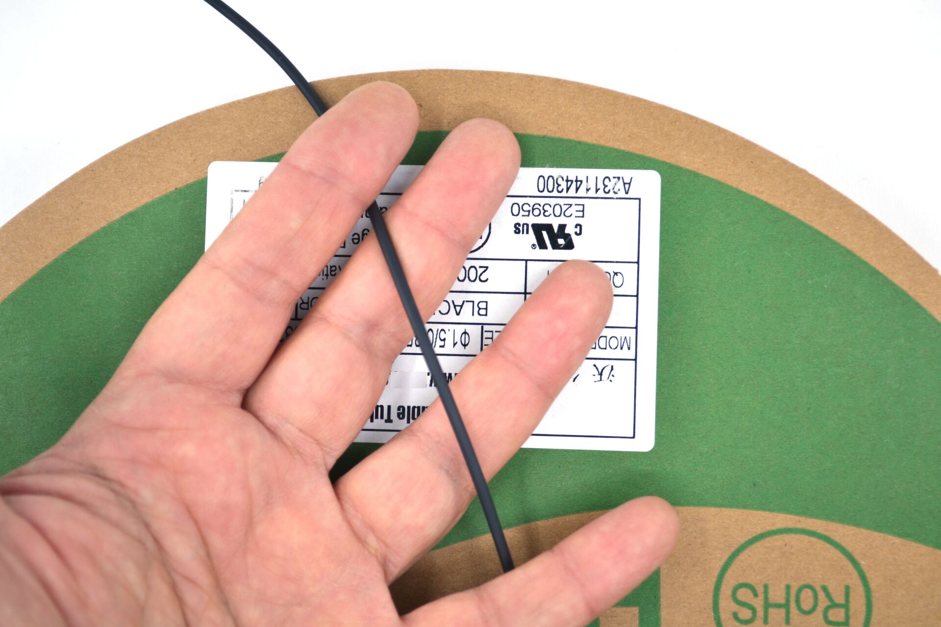 200 Metre 1,5mm Siyah Isı İle Daralan Makaron Isıyla MT-M1.5S