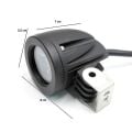 Motosiklet İlave Led Far Sis Beyaz Led Lamba Mini Metal 1 Adet