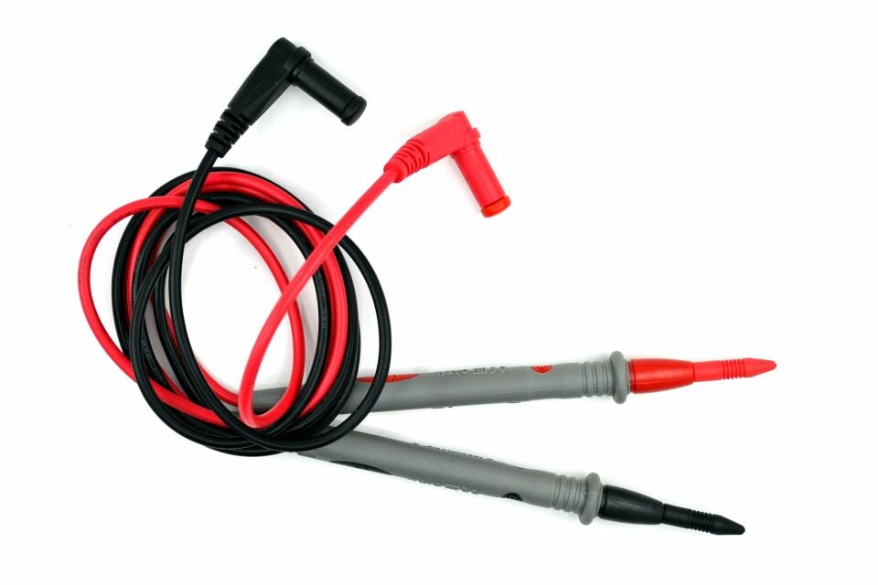 İnce Uçlu Multimetre Avometre Prob Kablosu 1000V CATIII CE MT-PR01