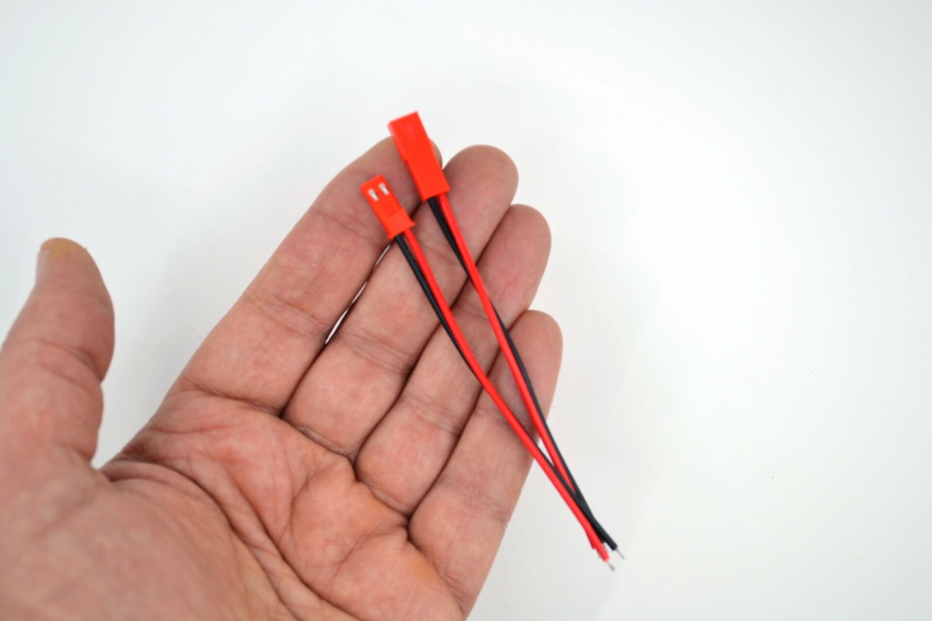 1 Takım Kırmızı 2 Pin Kablolu JST LED Konnektör Elektrik Soketi MT-ES01