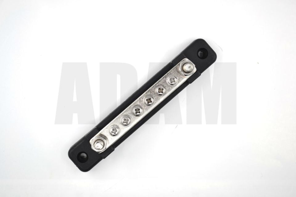 Kısa Şase Terminali 100A 6 Vidalı 2XM6 Kutuplu MT-ST100