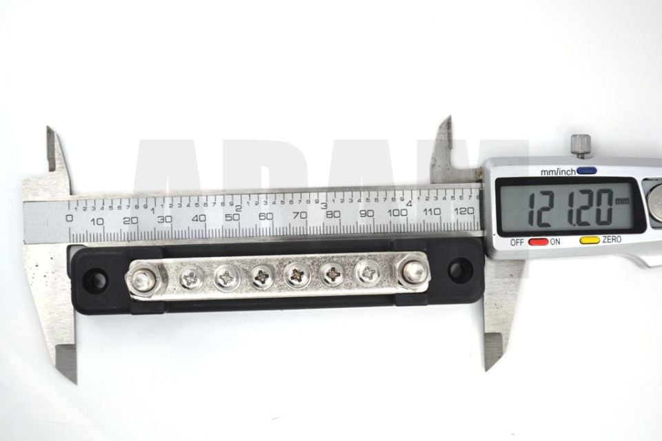 Kısa Şase Terminali 100A 6 Vidalı 2XM6 Kutuplu MT-ST100