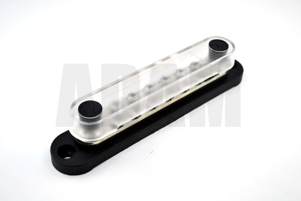 Kapaklı Şase Terminali 150A 12 Vidalı 2XM6 Kutuplu MT-ST150AK