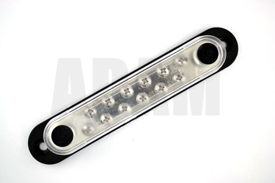 Kapaklı Şase Terminali 150A 12 Vidalı 2XM6 Kutuplu MT-ST150AK