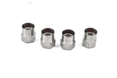 4 Adet Aluminyum Sibop Kapağı Köşeli Krom