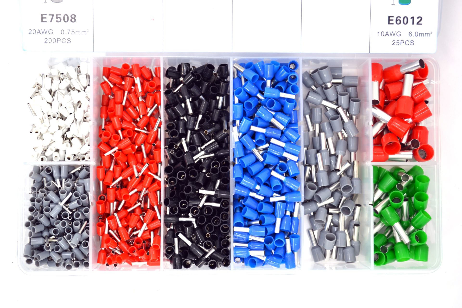 Kablo Yüksüğü Seti Karışık Kutulu 1200 Adet Renkli Yüksük MT-SET02