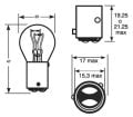 10 Adet 12V 21/5W 1016 Turuncu Sinyal Ampul Çift Duy Yakın Tırnak