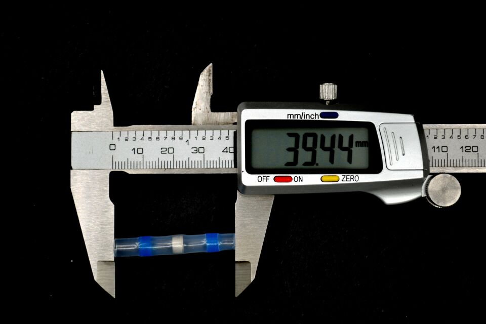 100Ad. Lehimli Kablo Birleştirici Daralan Makaronlu Ekmuf 1,50-2,50 Mavi MT-EK03