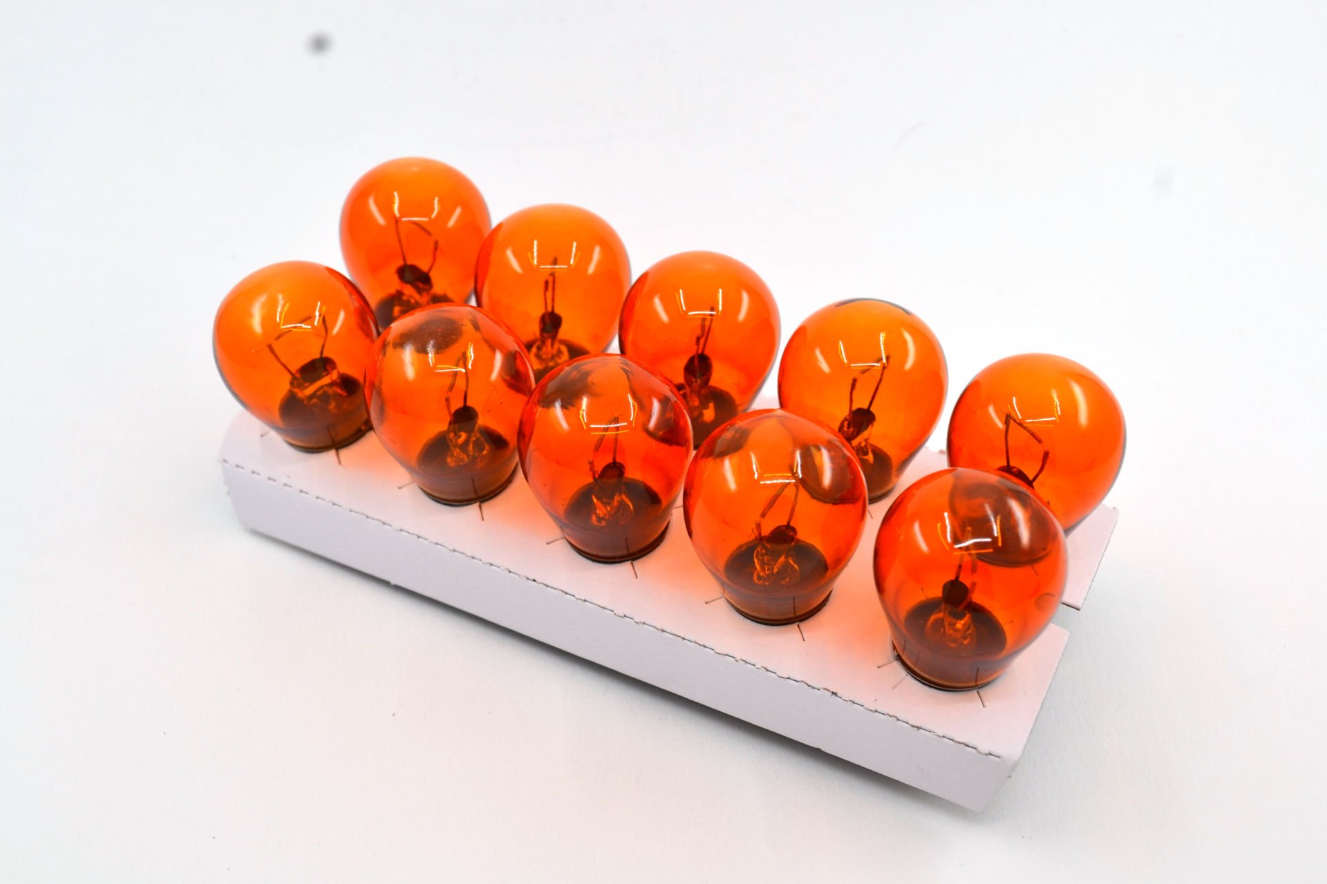 10 Adet 12V 21W 93 Turuncu Sinyal Ampul Tek Duy Yakın Tırnak