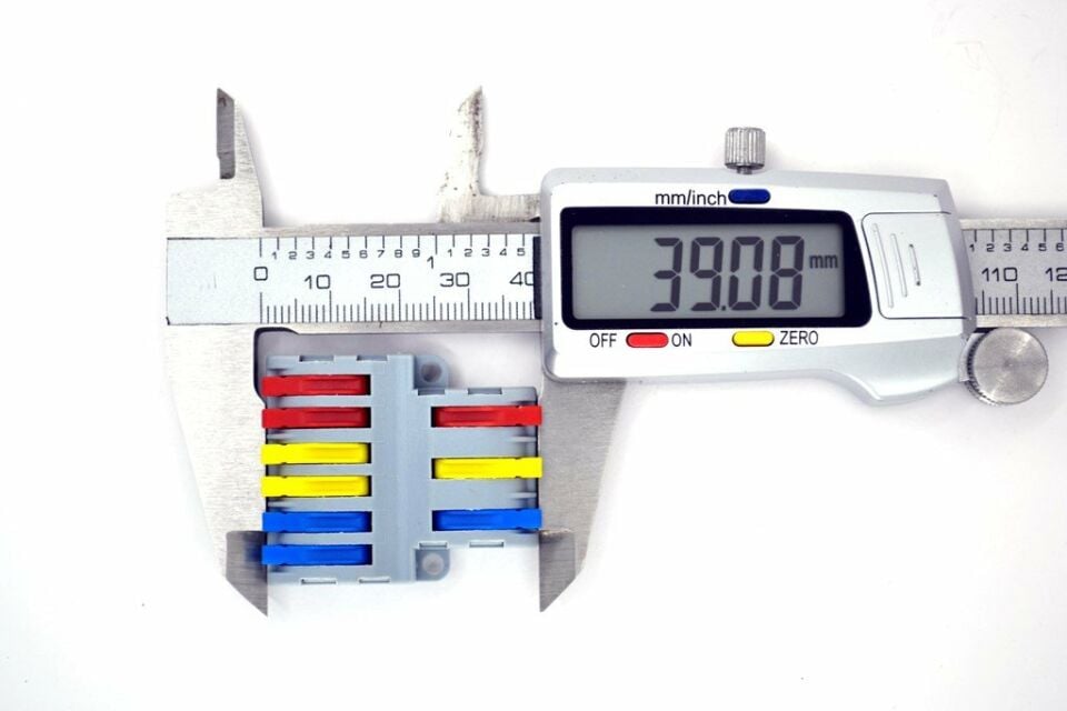 10 Adet 3 Giriş 2+2+2 Çıkış Kablo Konnektörü Mandallı Buat Klemensi MT-KL0306