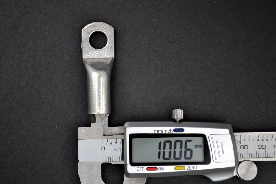 10 Adet Sıkmalı Kablo Pabucu Bakır Skp 50mm M10 MT-TSKP-05010