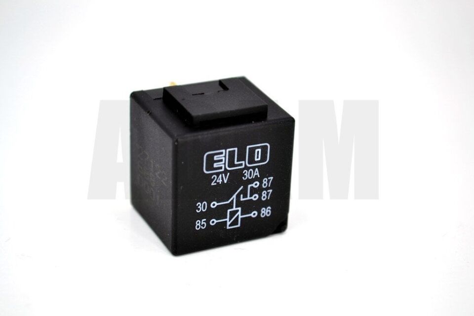24V 30A Mini Röle 5 Fişli Çift 87 ELO 710230202