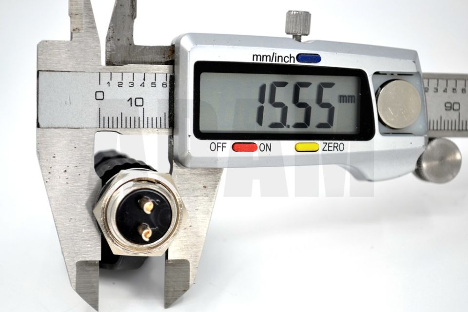 2 Pin Su Geçirmez Mike Konnektör Takım Mayk Soket Panel Tip GX16