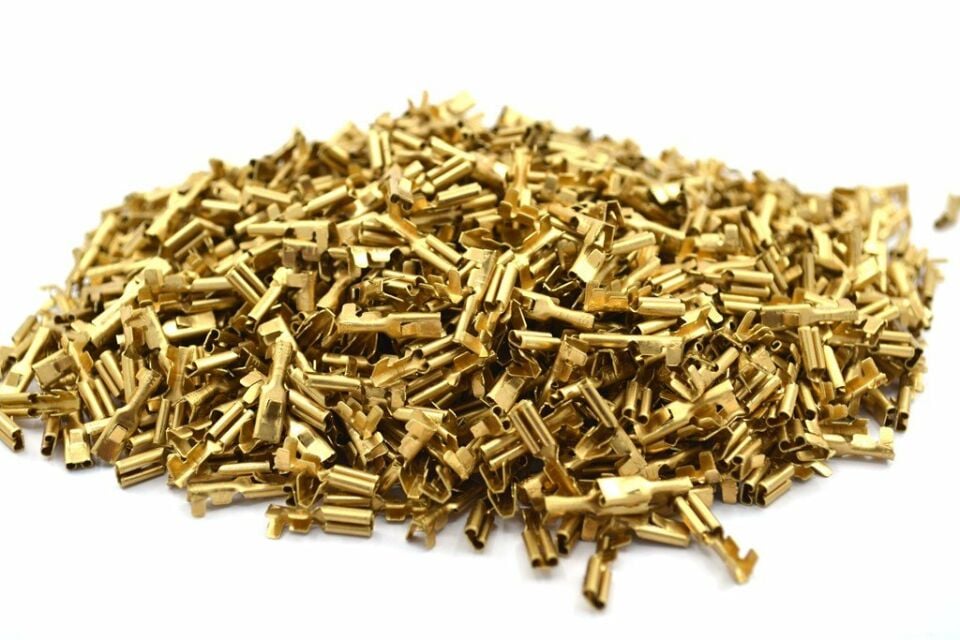 1000 Adet 2,8mm Tırnaklı Dişi Fiş Prinç Terminal Kablo Ucu