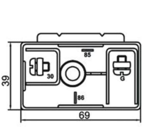 ER80A Yüksek Amperli Güç Rölesi 80 Amper 12V 80A