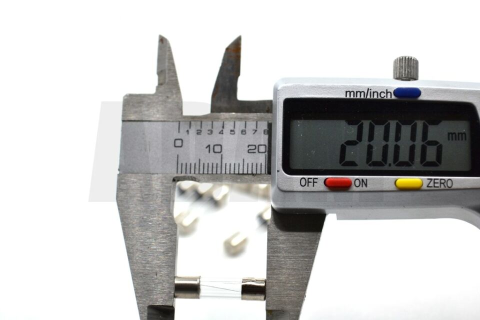 100 Adet 5 Amper Mini Cam Sigorta 5A 5X20mm MT-CAM2005