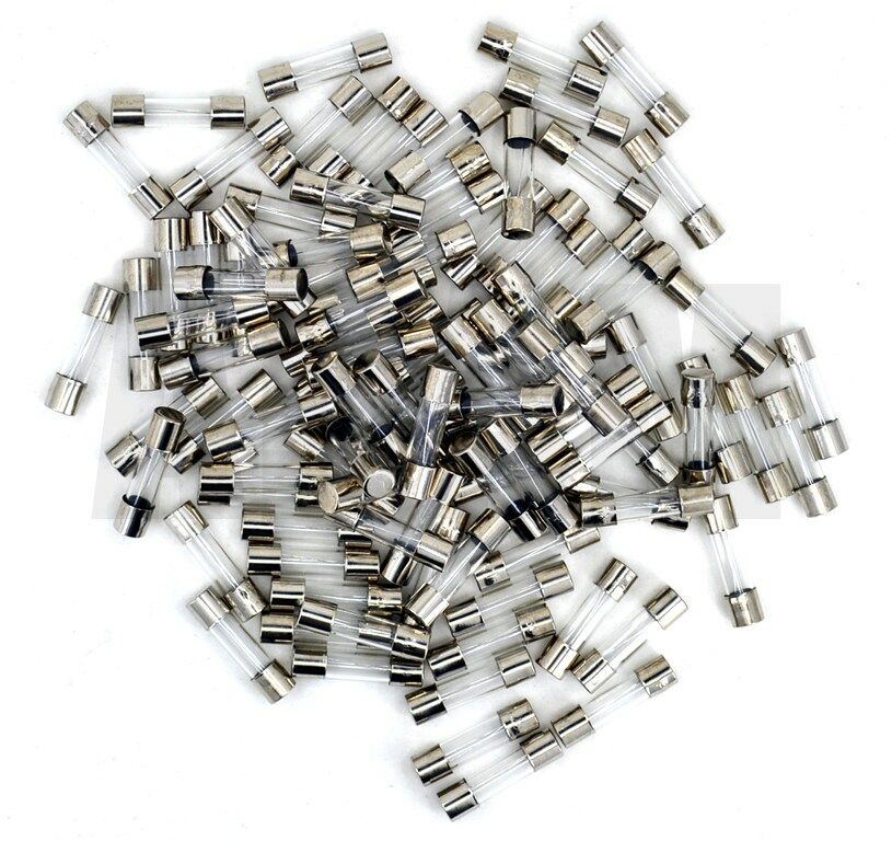 100 Adet 5 Amper Mini Cam Sigorta 5A 5X20mm MT-CAM2005