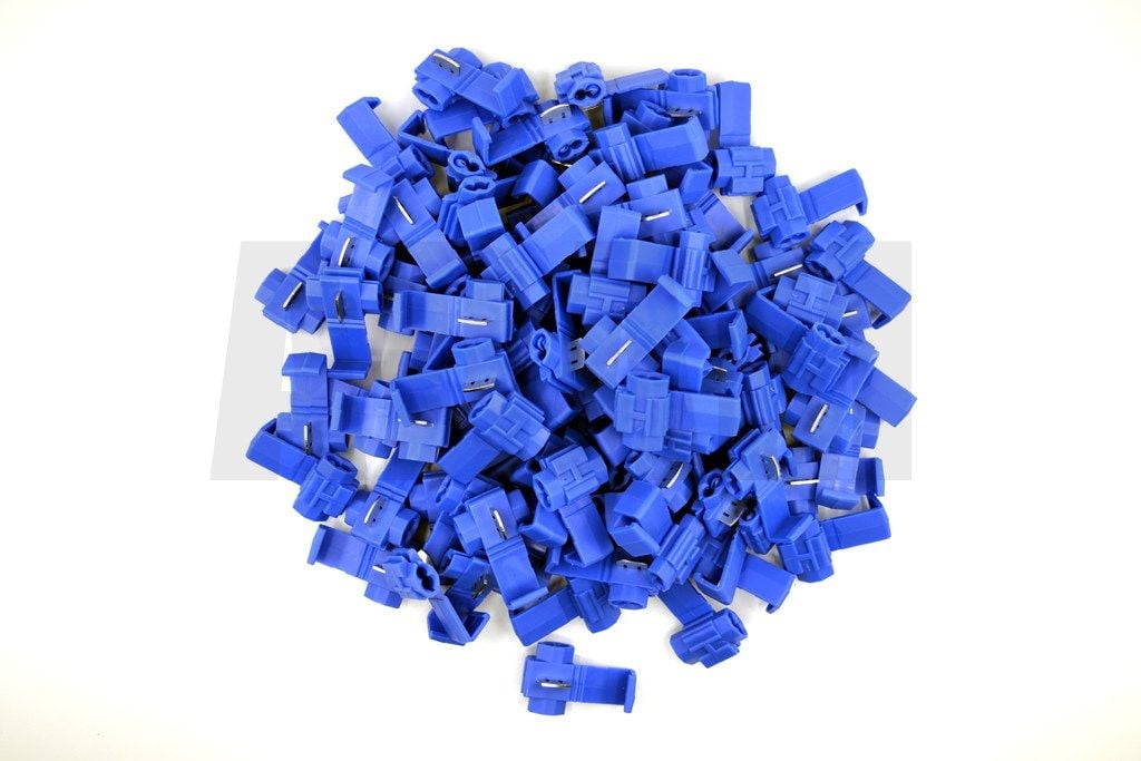 100 Adet Mavi 1mm-2,5mm Hızlı Kablo Ekleme Devre Alma Konnektörü MT-DAM