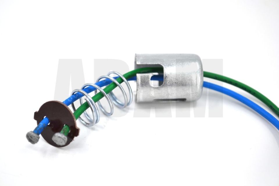 25 Adet Çiftli Duy Komple P21/5W 1016 Ampul Duyu 0,50mm² Kablolu Fiber Tabanlı