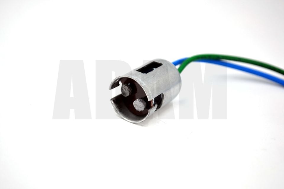 25 Adet Çiftli Duy Komple P21/5W 1016 Ampul Duyu 0,50mm² Kablolu Fiber Tabanlı