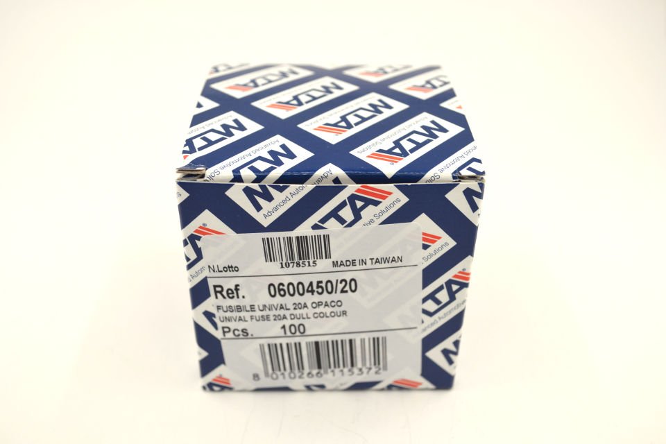 100 Adet 20 Amper Sarı Standart Bıçak Sigorta 20A