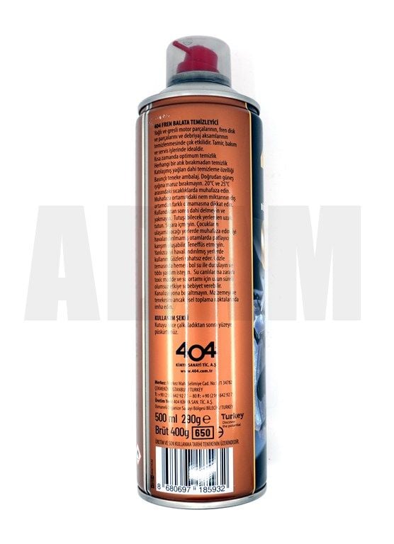 404 Gold Fren Balata Temizleyici 500ml
